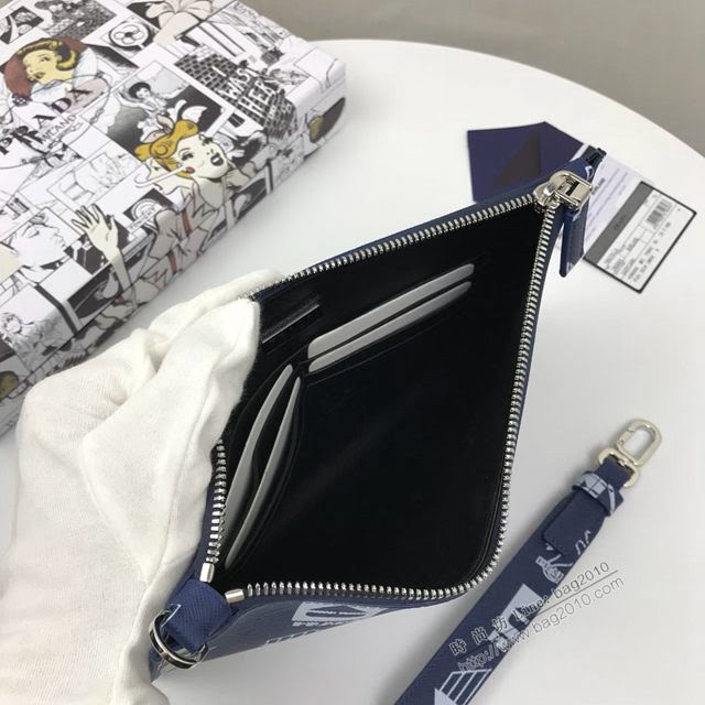 prada手包 普拉達2020最新款限量版手包 2NH005 Prada小船圖案徽標手拿包  pyd2403